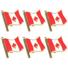 18St Metalen Canadese Maple Leaf Pin Kleine Broche