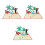 3Pcs Multi Paper Creative Wish Greeting Blessing for Giving 2