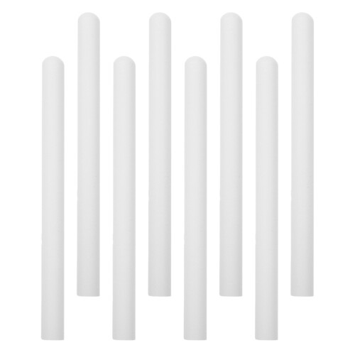 16Pcs Compact White Drying Rods Moisture Absorber for Wardrobe Use