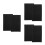 3Sets Easy Install Blackout Blinds with Uv Protection for Indoor Use 5