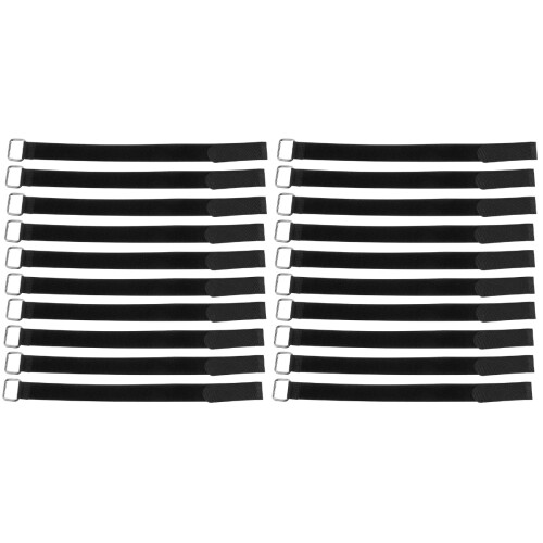 50Pcs Baseball Catchers Gear Shin Guard Strap Replacement Black 2