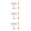3Sets Pink Ceramic Footed Dessert Bowls with Spoon Elegant Tableware 7