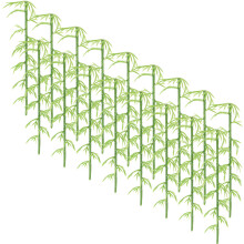 250Pcs Plastic Mini Bamboo Trees for DIY Craft Model Landscape Scenery