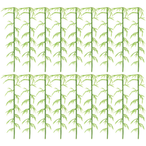 250Pcs Plastic Mini Bamboo Trees for DIY Craft Model Landscape Scenery 1