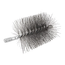 Stainless Steel Chimney Brush Kit for Chimney Cleaning Silver