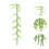250Pcs Plastic Mini Bamboo Trees for DIY Craft Model Landscape Scenery 9