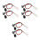 6Pcs Multi Scooter Charger Port Cable Versatile Vehicle Accessory 3
