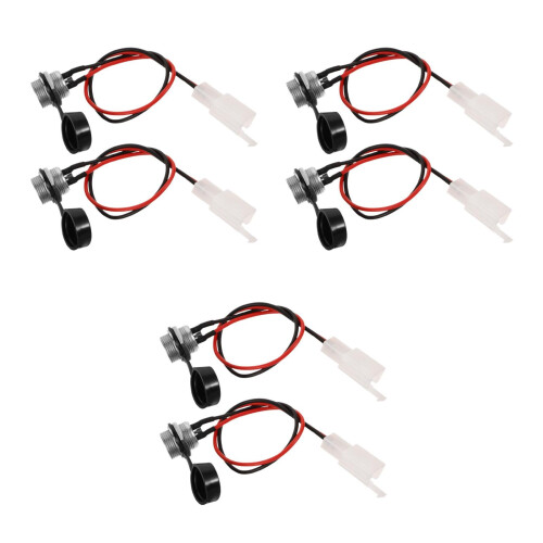6Pcs Multi Scooter Charger Port Cable Versatile Vehicle Accessory 2