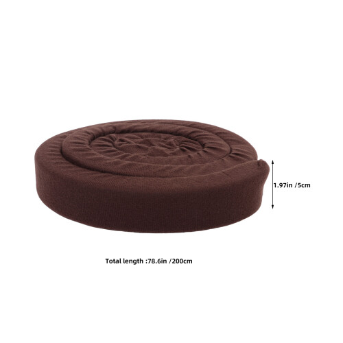 Bed Gap Filler King Polyester Strip Light Brown for Home Use 1