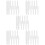 50Pcs White Universal Paint Pen Nibs Durable Marker Replacement 9
