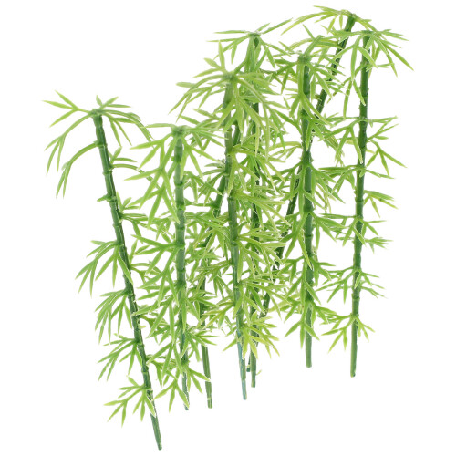 250Pcs Plastic Mini Bamboo Trees for DIY Craft Model Landscape Scenery 2