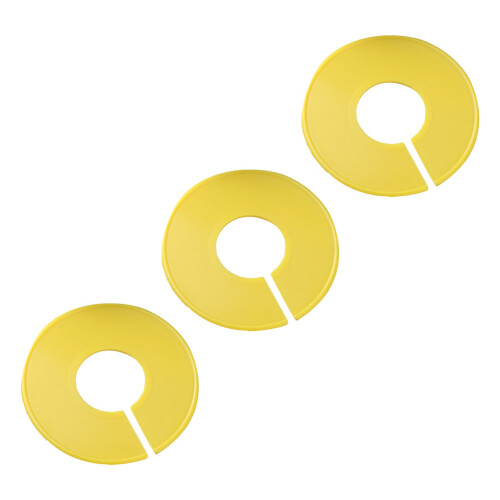 6Pcs Clothes Sorting Rings Bright Yellow Closet Size Dividing 1