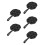5Pcs Black Iron Escargot Baking Holder Snail Grilling Tray 6