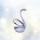 2Pcs Stainless Steel Spoon and Fork Holder Silver Swan Base 8