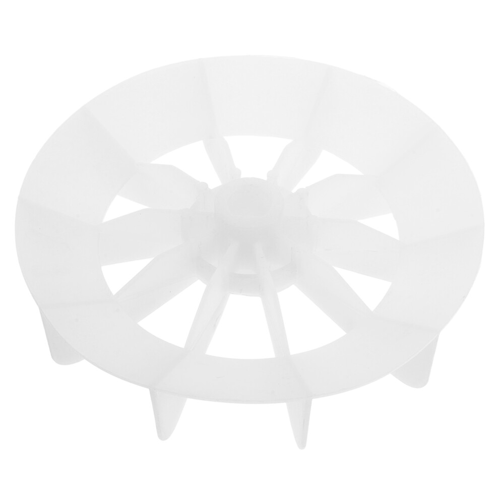 5Pcs Replaceable White Plastic Fans For Air Compressor Motor Cooling 063188918871