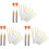 6Sets Knitting Tools Stainless Steel Large Hole Blunt Needles Silver 2