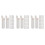 150Pcs White Kraft Paper Reusable Lipstick & Lip Balm Storage Boxes 8