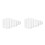 16Pcs Ptfe Magnetic Stirrer Bars Lab Stirring Rods White Nonstick 8