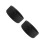 2Pcs Black Ceramic Desktop Ashtray Round Heatproof Smokers Ash Holder 9