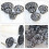 2Pcs Iron Gutter Covers Grey Downspout Filter Prevent Leaf Clogging 9