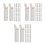 150Pcs White Kraft Paper Reusable Lipstick & Lip Balm Storage Boxes 4