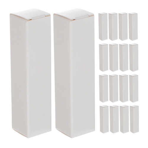 150Pcs White Kraft Paper Reusable Lipstick & Lip Balm Storage Boxes 2