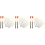 6Sets Knitting Tools Stainless Steel Large Hole Blunt Needles Silver 4