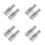8Pcs Silver Metal Threaded Broom Handle Adapter Caps for Mops Brooms 6