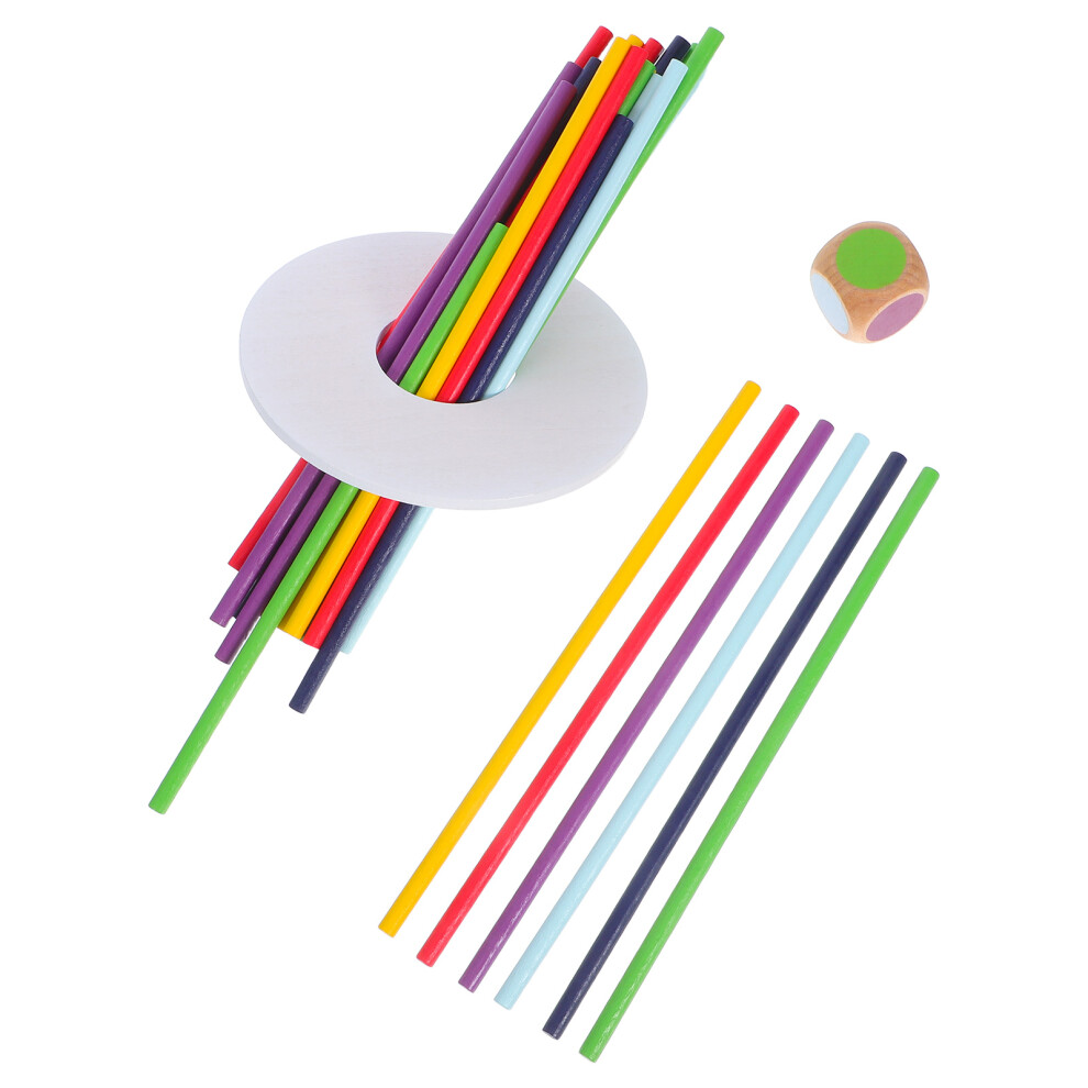 Photos - Other Toys 2Sets Wooden Balance Toys for Kids Assorted Color Pick Up Sticks Game