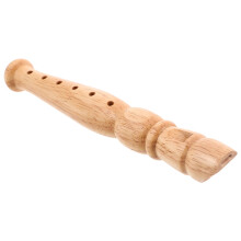 5Pcs Wooden Piccolo Clarinet Six-Hole Recorder for Kids Beige Beginner