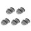 5Pairs Silver Metal Toe Caps Protective Work Boot Shoe Covers 3