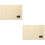 2Pcs Sofa Armrest Hanging Storage Bag Beige Bedside Organizer Pouch 6