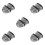 5Pairs Silver Metal Toe Caps Protective Work Boot Shoe Covers 8