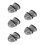 5Pairs Silver Metal Toe Caps Protective Work Boot Shoe Covers 9