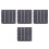 4Pcs Grey Interlocking Plastic Patio Deck Tiles Waterproof Outdoor Rug 7