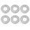 18Pcs Stainless Steel Pipeline Hole Covers Silver Wall Decor 1