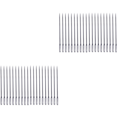 200Pcs Silver Yarn Needles Large Eye Blunt Needles for Stitching 2
