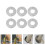 18Pcs Stainless Steel Pipeline Hole Covers Silver Wall Decor 8