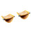 2Pcs Warm Plush Double Layer Hanging Nest Yellow Pet Sleep Bed 4