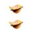 2Pcs Warm Plush Double Layer Hanging Nest Yellow Pet Sleep Bed 5