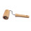 2Pcs Beige Wooden Rolling Pin Single Hand Dough Roller for Baking 9
