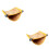 2Pcs Warm Plush Double Layer Hanging Nest Yellow Pet Sleep Bed 6
