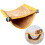 2Pcs Warm Plush Double Layer Hanging Nest Yellow Pet Sleep Bed 10