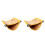 2Pcs Warm Plush Double Layer Hanging Nest Yellow Pet Sleep Bed 2