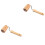 2Pcs Beige Wooden Rolling Pin Single Hand Dough Roller for Baking 3