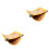 2Pcs Warm Plush Double Layer Hanging Nest Yellow Pet Sleep Bed 3