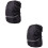 2Pcs Black Backpack Rain Cover Waterproof Elastic Binding Travel Use 6