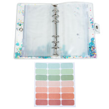 2Sets Transparent Household Money Binder Versatile Storage Accessory