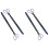 4Pcs Flexible Outdoor Garbage Clips Comfortable Handle Charcoal Tongs 2