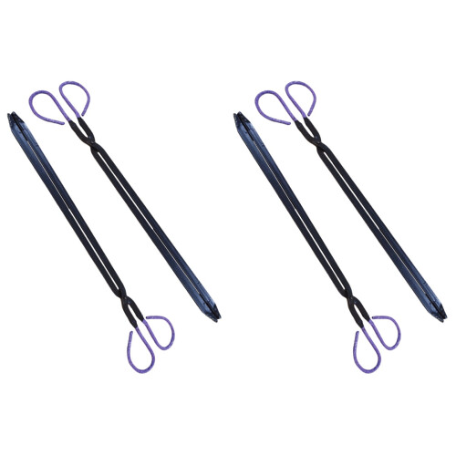 4Pcs Flexible Outdoor Garbage Clips Comfortable Handle Charcoal Tongs 1